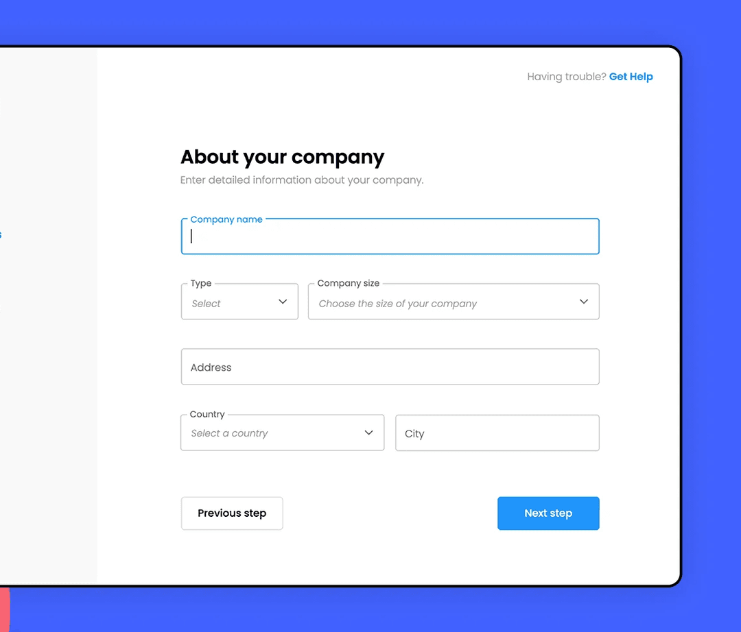 EasyBOI Sample Form